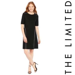THE LIMITED Piped High Low Hem Dress Large